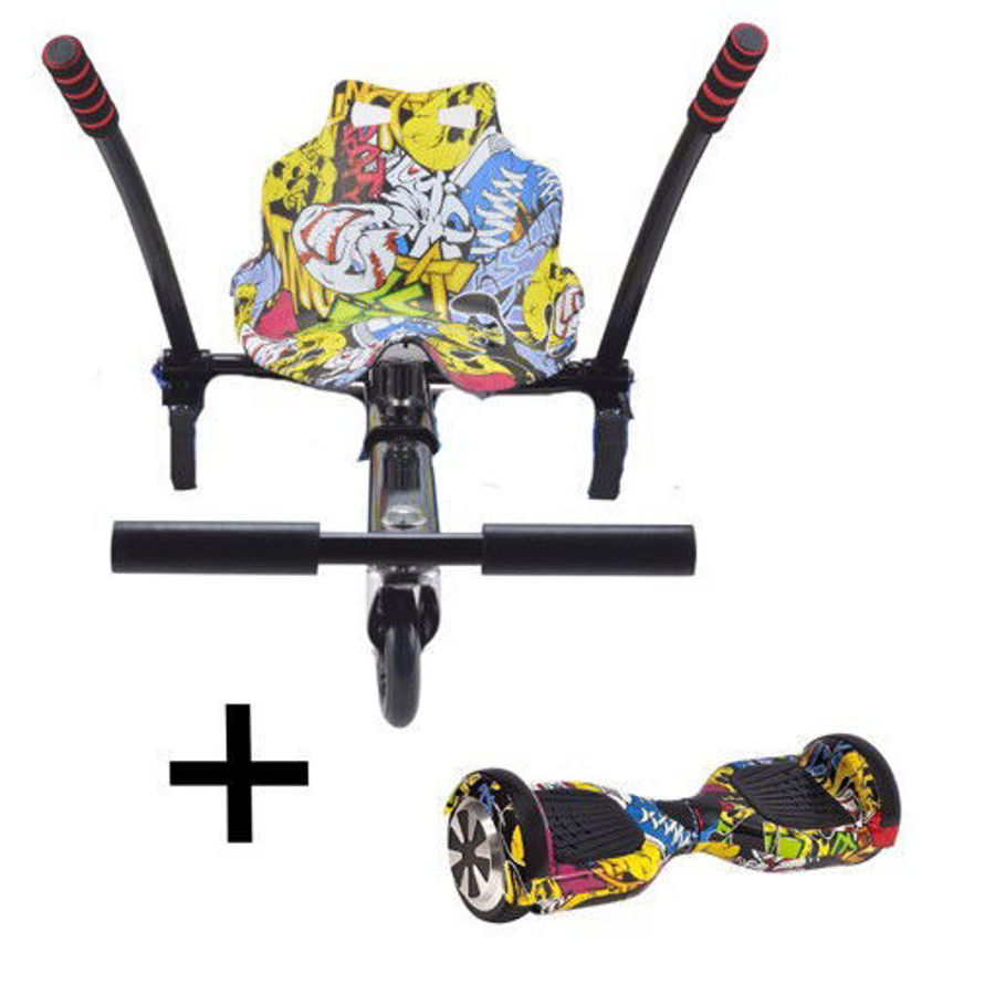 Εικόνα του URBANGLIDE BUNDLE HOVERBOARD 65LITE ΚΑΙ KART PILOT MULTICOLOR