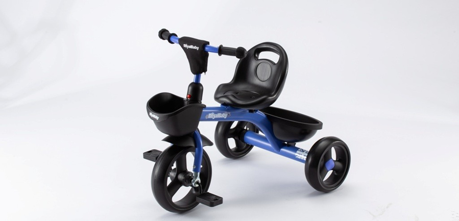 Picture of ΤΡΙΚΥΚΛΟ ROYAL BABY TRICYCLE BASIC S-06A BLUE 2020